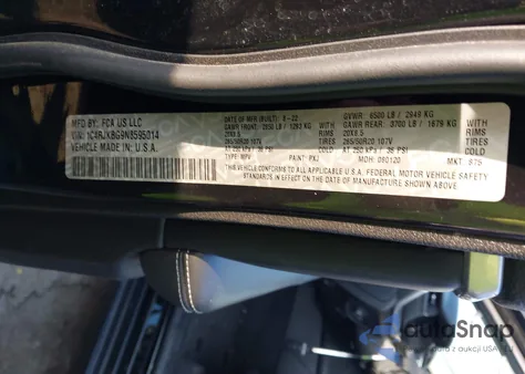 2022 Jeep Grand Cherokee L Limited 4X4 z USA, uszkodzony, nr VIN 1C4RJKBG9N8595014